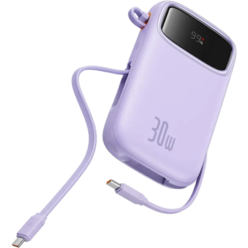 Baseus Qpow 2 Power Bank 20000mAh 30W Purple Mascom International.webp